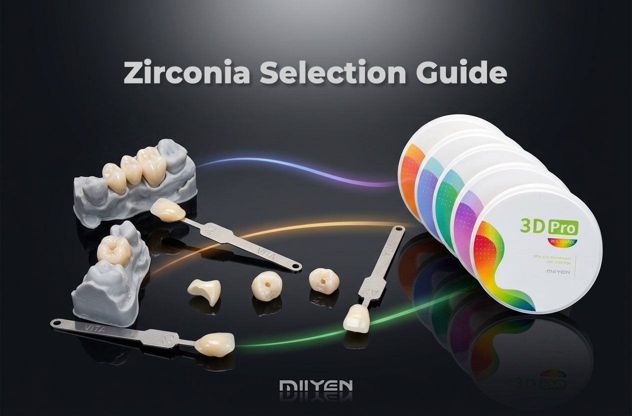 Comment choisir le bon bloc de zircone pour les couronnes et les bridges ?